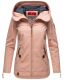Navahoo Wekoo ladies spring jacket with hood Light Rose Größe XXXL - Gr. 46