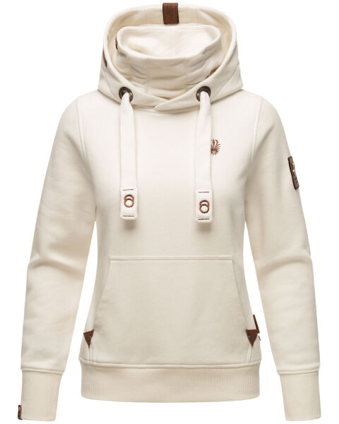 Navahoo Raniaa Damen Sweatshirt Hoodie Pullover Pulli Sweater Kapuze Offwhite Größe XXL - Gr. 44