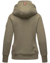 Navahoo Raniaa Damen Sweatshirt Hoodie Pullover Pulli Sweater Kapuze Dusty Olive - Melange Größe XS - Gr. 34