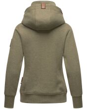Navahoo Raniaa Damen Sweatshirt Hoodie Pullover Pulli Sweater Kapuze Dusty Olive - Melange Größe XL - Gr. 42