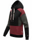 Navahoo Babykätzchen ladies blocking color hoodie sweatshirt hooded Schwarz-Gr.XL