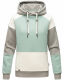 Navahoo Babykätzchen Damen Blocking Color Hoodie Kapuzenpullover Mint-Mel-Gr.XS