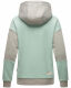 Navahoo Babykätzchen Damen Blocking Color Hoodie Kapuzenpullover Mint-Mel-Gr.XS