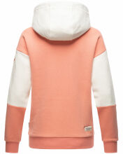 Navahoo Babykätzchen ladies blocking color hoodie sweatshirt hooded Apricot-Gr.XS