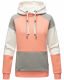 Navahoo Babykätzchen ladies blocking color hoodie sweatshirt hooded Apricot-Gr.XS
