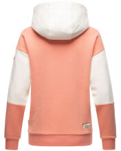 Navahoo Babykätzchen ladies blocking color hoodie sweatshirt hooded Apricot-Gr.XL