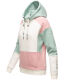 Navahoo Babykätzchen ladies blocking color hoodie sweatshirt hooded Rosa-Gr.XL
