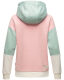 Navahoo Babykätzchen ladies blocking color hoodie sweatshirt hooded Rosa-Gr.XL