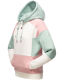 Navahoo Babykätzchen ladies blocking color hoodie sweatshirt hooded Rosa-Gr.XL