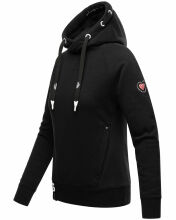 Navahoo Liebesmäuschen Damen Hoodie Schwarz-Gr.XS