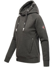 Navahoo Liebesmäuschen Damen Hoodie D.Grau-Mel-Gr.XS