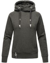 Navahoo Liebesmäuschen Damen Hoodie D.Grau-Mel-Gr.XL