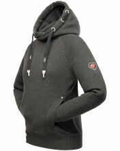Navahoo Liebesmäuschen Damen Hoodie D.Grau-Mel-Gr.XL