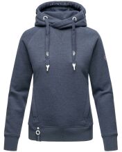 Navahoo Liebesmäuschen Damen Hoodie Blau-Mel-Gr.XL