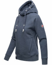 Navahoo Liebesmäuschen Damen Hoodie Blau-Mel-Gr.XL