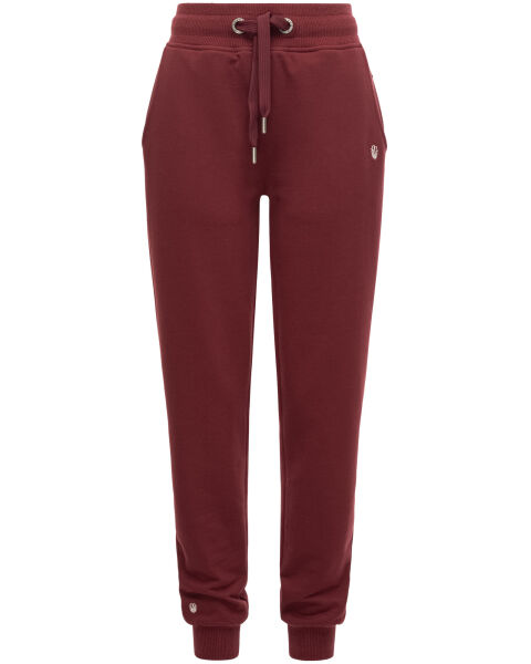 Navahoo Schmusekaetzchen Damen Jogginghose Bordeaux-Gr.3XL
