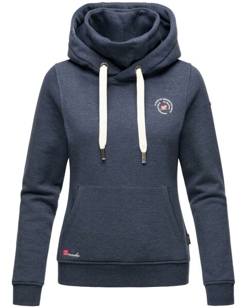 Marikoo Chihiroo Damen Hoodie Blau-Mel.-Gr.XS