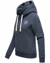 Marikoo Chihiroo Damen Hoodie Blau-Mel.-Gr.XS