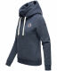 Marikoo Chihiroo Damen Hoodie Blau-Mel.-Gr.XS