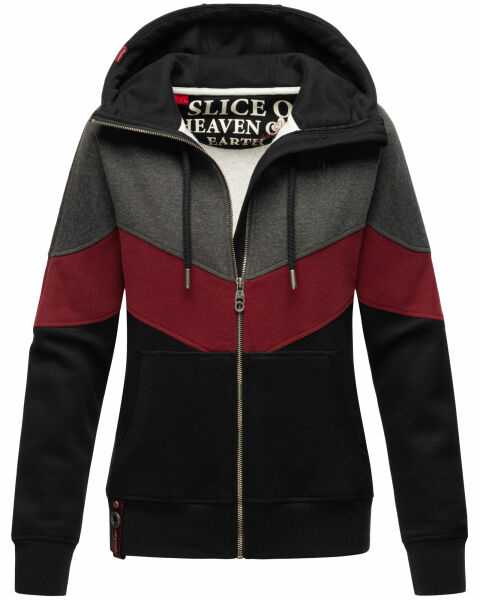 Navahoo Honigperle Damen Sweatjacke Schwarz-Gr.XS