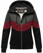 Navahoo Honigperle Damen Sweatjacke Schwarz-Gr.XS