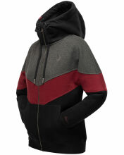 Navahoo Honigperle Damen Sweatjacke Schwarz-Gr.XL