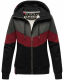 Navahoo Honigperle Damen Sweatjacke Schwarz-Gr.XL
