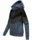 Navahoo Honigperle Damen Sweatjacke Blau-Mel.-Gr.XL