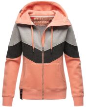 Navahoo Honigperle Damen Sweatjacke Apricot-Gr.XS