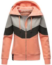 Navahoo Honigperle Damen Sweatjacke Apricot-Gr.XL