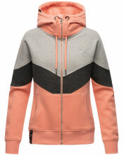 Navahoo Honigperle Damen Sweatjacke Apricot-Gr.XL