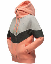 Navahoo Honigperle Damen Sweatjacke Apricot-Gr.XL