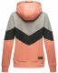 Navahoo Honigperle Damen Sweatjacke Apricot-Gr.XL