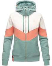Navahoo Honigperle Damen Sweatjacke Mint-Mel.-Gr.XS