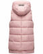Marikoo Zarinaa Damen Weste Steppweste Ärmellose Jacke Rosa Größe XL - Gr. 42