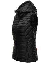 Marikoo Hasenpfote Damen Weste B915 Schwarz Größe XS - Gr. 34