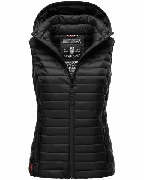 Marikoo Hasenpfote Damen Weste B915 Schwarz Größe XL - Gr. 42