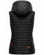 Marikoo Hasenpfote Damen Weste B915 Schwarz Größe XXXL - Gr. 46