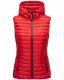 Marikoo Hasenpfote Damen Weste B915 Rot Größe XXL - Gr. 44