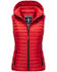 Marikoo Hasenpfote Damen Weste B915 Rot Größe XXXL - Gr. 46