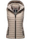 Marikoo Hasenpfote Damen Weste B915 Hellgrau Größe XXXL - Gr. 46