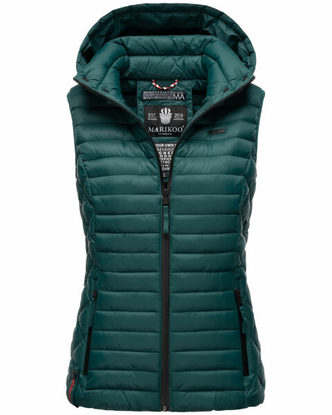 Marikoo Hasenpfote Damen Weste B915 Ozean Grün Größe XS - Gr. 34