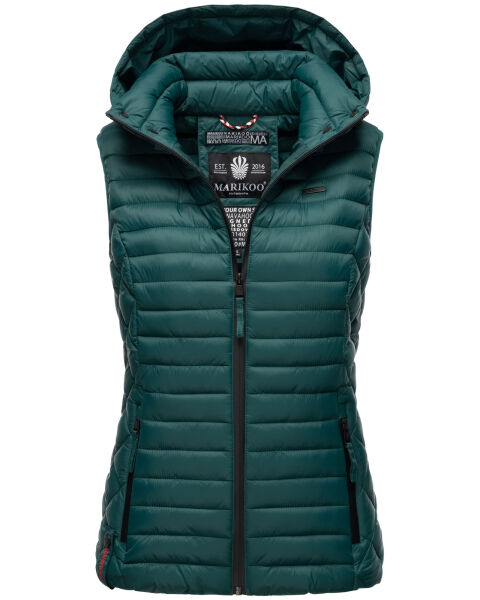 Marikoo Hasenpfote Damen Weste B915 Ozean Grün Größe XXXL - Gr. 46