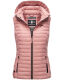 Marikoo Hasenpfote Damen Weste B915 Puder Rosa Größe XXL - Gr. 44