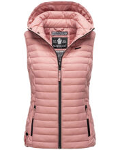 Marikoo Hasenpfote Damen Weste B915 Puder Rosa Größe XXXL - Gr. 46