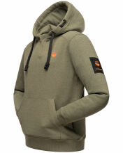 Stone Harbour Funny Finch Herren Hoodie Olive-Mel-Gr.XL