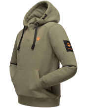 Stone Harbour Funny Finch Herren Hoodie Olive-Mel-Gr.XXL