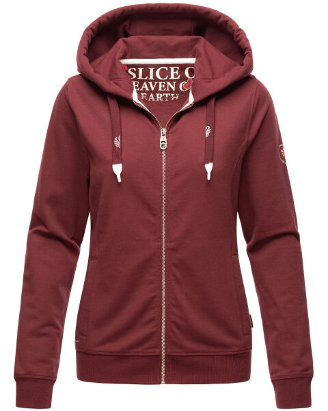 Navahoo Engelshaar Damen hoodie Bordeaux-Gr.XL