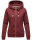 Navahoo Engelshaar Damen hoodie Bordeaux-Gr.XL