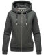 Navahoo Engelshaar Damen hoodie D.Grau-Mel-Gr.XS